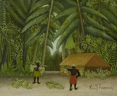 Banana Harvest Henri Rousseau